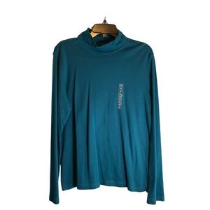 St John’s Bay NWT XL Classic mock Tahoe Teal
